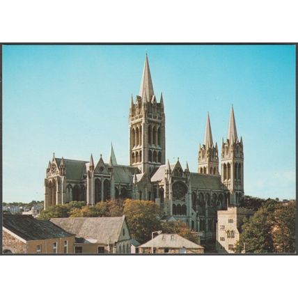 Truro Cathedral from the North East, Cornwall, c.1980 - Judges Postcard