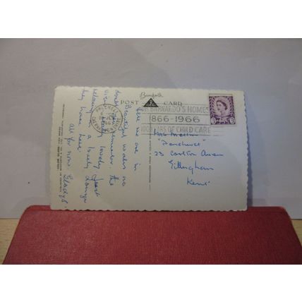 LLYN GWYNANT, SNOWDONIA, Wales. used postcard by Bamforth 1966 pm =