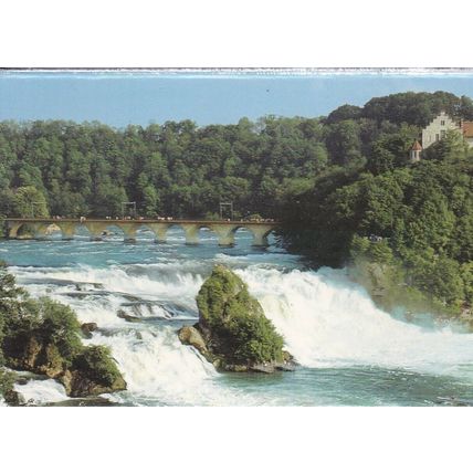 Rhine Falls Switzerland Picture Card 10.5 x 7cm