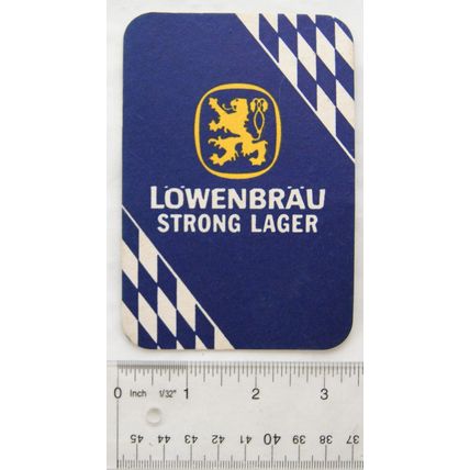 vintage Beer Mat - Lowenbrau Strong Lager