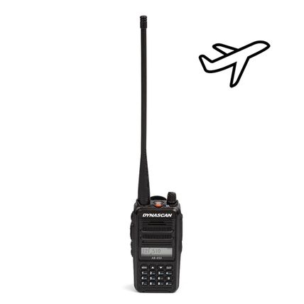 Dynascan AB-650 Walkie-talkie RX/TX banda aérea , aviación, drones, radioescucha