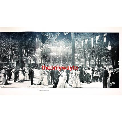 Le Jardin De Paris (Beauprez & Duvernois, Reverse), Book Illustration, 1910