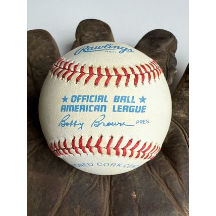 Frankie Crosetti Signed Autographed Official American League (OAL) Baseball