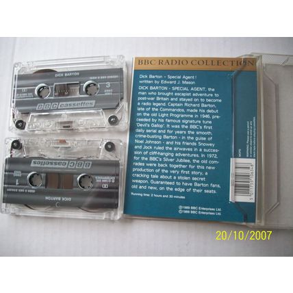 Dick Barton-Special Agent , X2 Audio Cassettes BBC Radio Collection