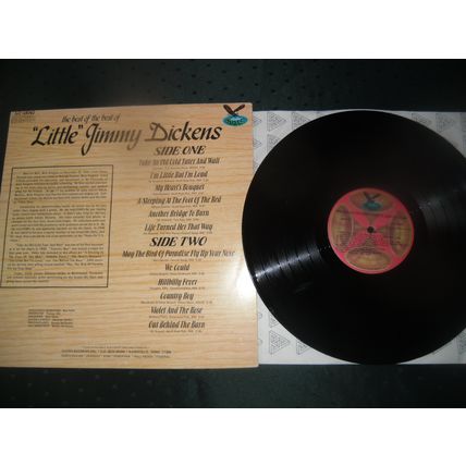 LITTLE JIMMY DICKENS COMPILATION LP - BEST OF THE BEST OF LITTLE JIMMY DICKENS