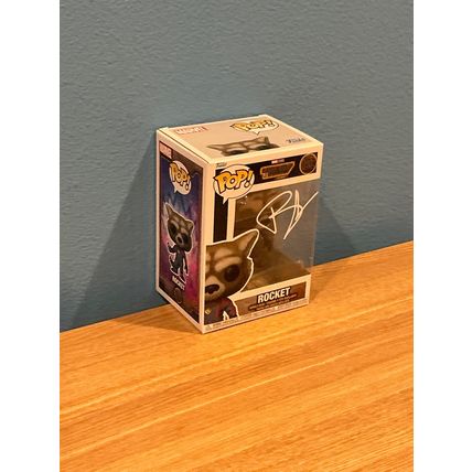 Funko Pop! Rocket #1202 Facsimile Laser Autographed Figure (Box & Protector)