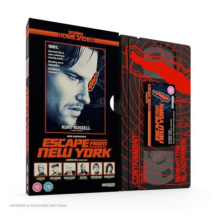 Escape From New York Limited Slipcase Edition VHS Limited to 1000 Prerelease