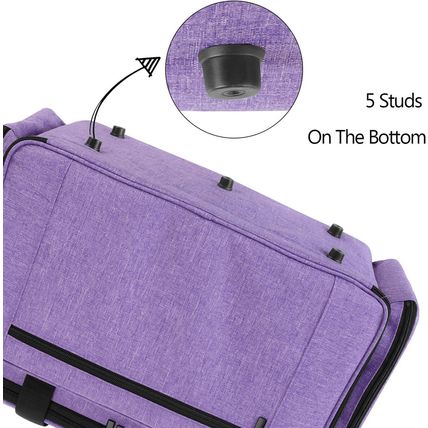 LUXJA Sewing Machine Case with Removable Padding Pad, Travel Case for Sewing Mac
