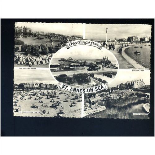 Lancashire ST ANNES-ON-SEA Nulti-View Postcard (G.18)