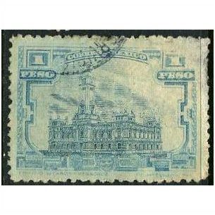 1917 Michel 554F - fine used (o) - weak top right corner