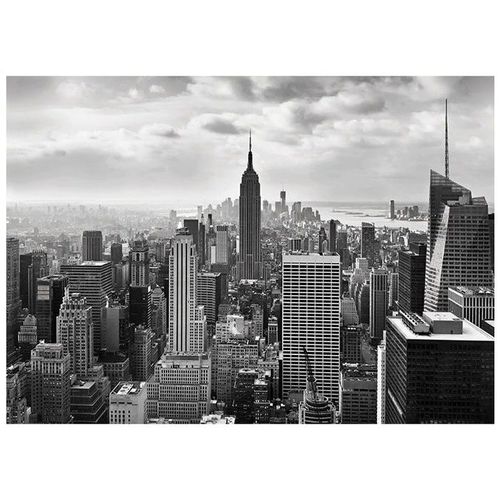 368x254cm Wallpaper mural wall decor for kids room NEW YORK CITY BLACK & WHITE