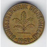 ALLEMAGNE 10 pfennig 1950