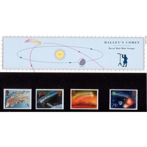 Great Britain 1986 Halley's Comet Presentation Pack Mint NHM SG 1312-1315 stamp