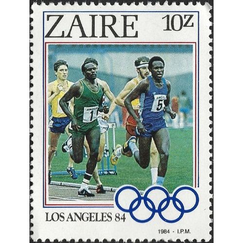 ZAIRE, Olympics Los Angeles, white 1984, 10Z