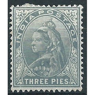 India 1900 SG112 3p Grey Mounted Mint .. ..