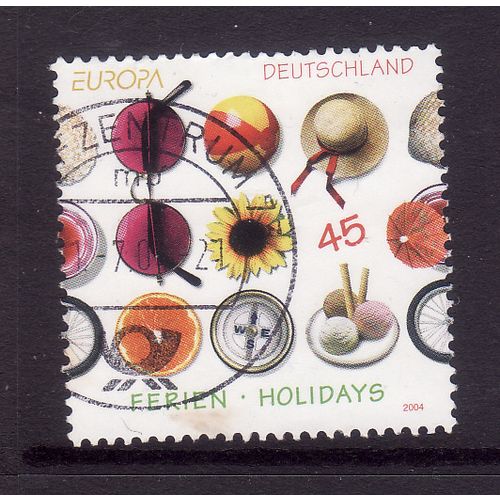 GERMANY 2004 45c EURO STAMP HOLIDAYS FINE USED