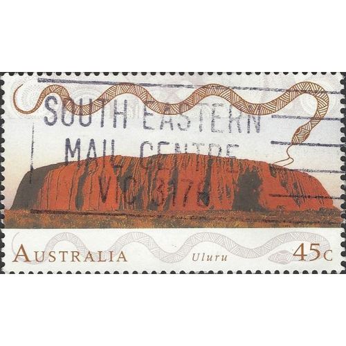 AUSTRALIA, Uluru, Ayers Rock, brown 1993, 45c, #2