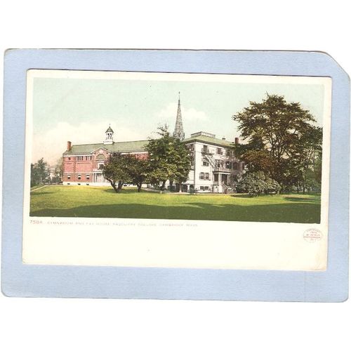 MA Cambridge Gymnasium & Fay House Radcliffe College Undivided Back ma_box~494