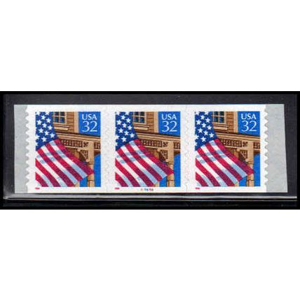 2915Av 32c U.S. Flag Over Porch Very Fine MNH PNC 87898/3 11x10 PA3555