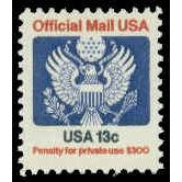 O129 13c Eagle Fine MNH G0571