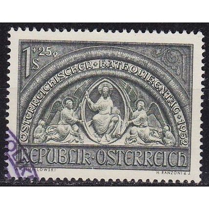 ÖSTERREICH AUSTRIA [1952] MiNr 0977 ( O/used ) Religion