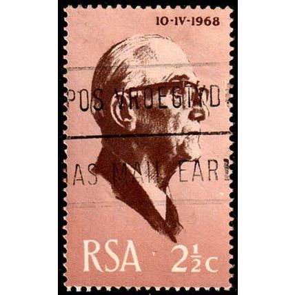 South Africa RSA 1968 President Fouche 2.5c Used Stamp