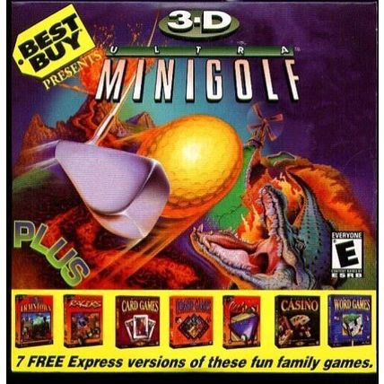 3-D ULTRA MINIGOLF + BONUS (PC-CD, 1996) for Windows 98/95 - NEW CD in SLEEVE