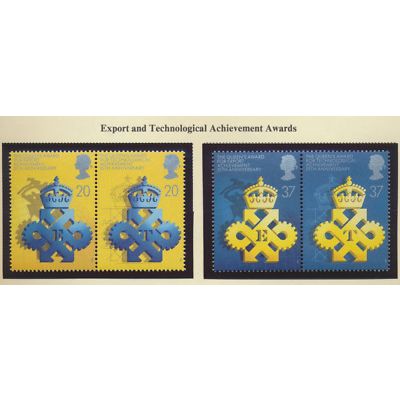 Great Britain Stamps Scott #1319a & 1321a, Mint Never Hinged
