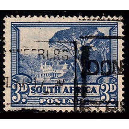 South Africa 1933 Building Trees 3d Used. Stamp