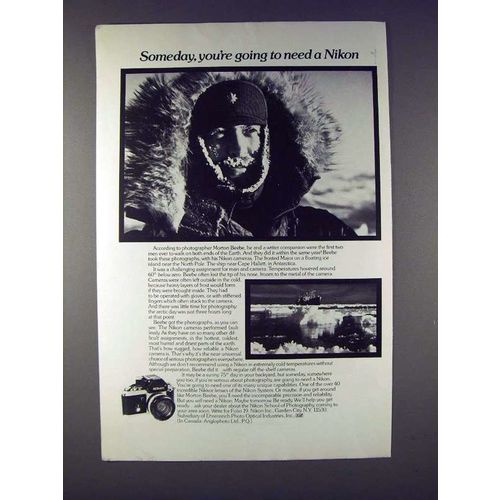 1974 Nikon Camera Ad - Morton Beebe - Someday