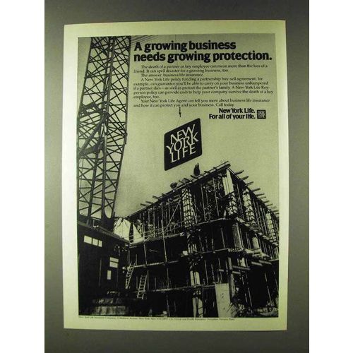 1979 New York Life Insurance Ad - Growing Protection