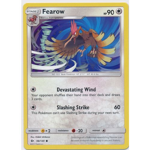 Pokemon Sun & Moon 98/149 Fearow