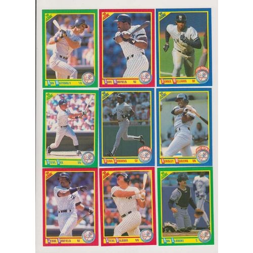 1990 Score New York Yankees team set w/traded-39 cards- Mattingly, Winfield