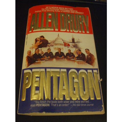 Pentagon by Allen Drury (1987, Paperback)