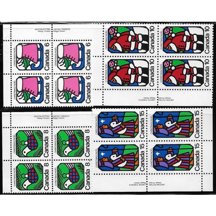 1974 SG 764/767 - MNH (**) - blocks of 4