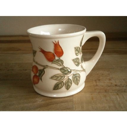 Moorcroft Tube Lined Rose Hip Mug A/F