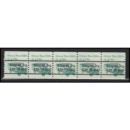2123a 3.4c School Bus Fine MNH Dry Gum PNC 2/5 X0176
