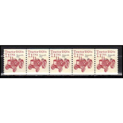 2127a 7.1c Tractor Fine MNH Dry Gum PNC 1/5 X0801