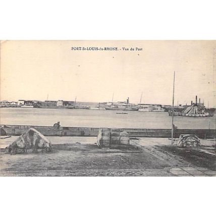 Port St Louis de Rhone le Port France Postcard unused VGC