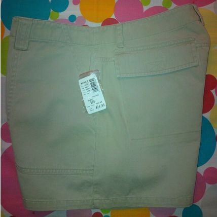 G.H. BASS Women's Limited Edition Heritage Collection Shorts, Beige, Size 8, NEW