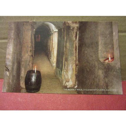 6 x ST. CLEMENTS CAVES, HASTINGS, SUSSEX. unused postcards by J. Salmon =