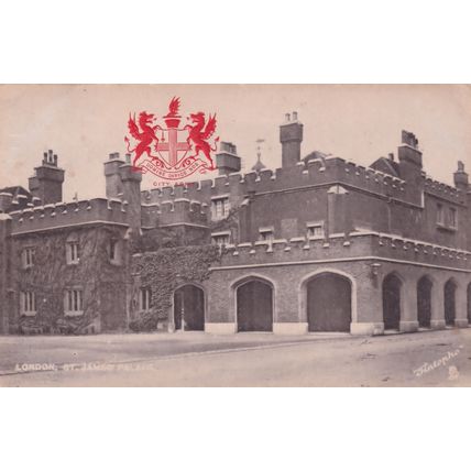 Domine Dirice Nos City Arms St James Palace London Old Postcard