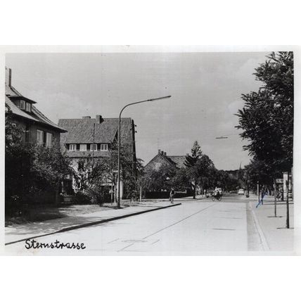 Bicycle at Junction at Sternstrasse Bonn Germany Real Photo Postcard