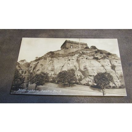 Early Frith Postcard - Nottingham Castle Rock
