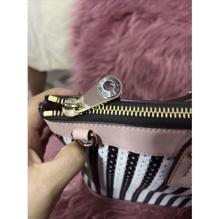 Henri Bendel Striped Designer Fashionable Bag
