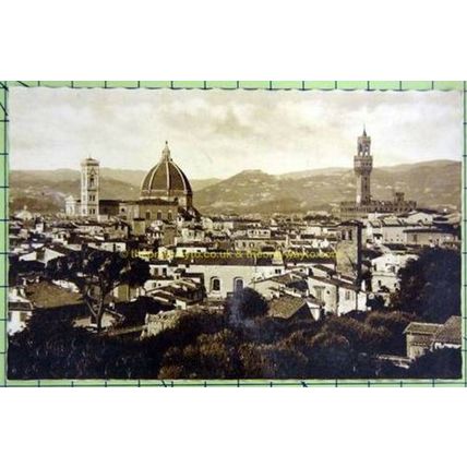 PANORAMA (3), FIRENZE (FLORENCE), ITALY, Postcard