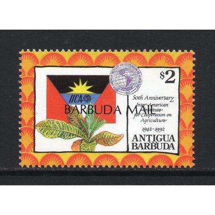 Barbuda - 1993 - $2 Inter-American Institute 50th Anniversary, MNH