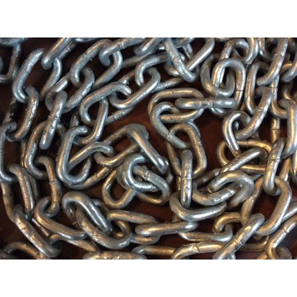 Strong 8mm x 4.8 m Length HEAVY DUTY Galvanised Steel Chain Security Lock