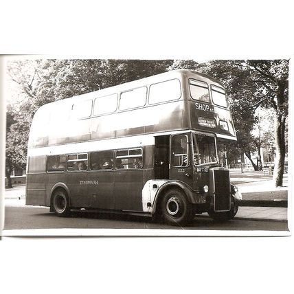 Black & White Photograph of Tynemouth & District Transport Co. Ltd. - AFT 52