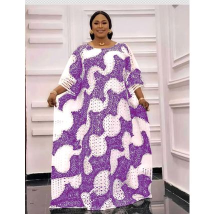 Plus Size Loose Dress, Muslim Women's Personalized Fashion Long Dress